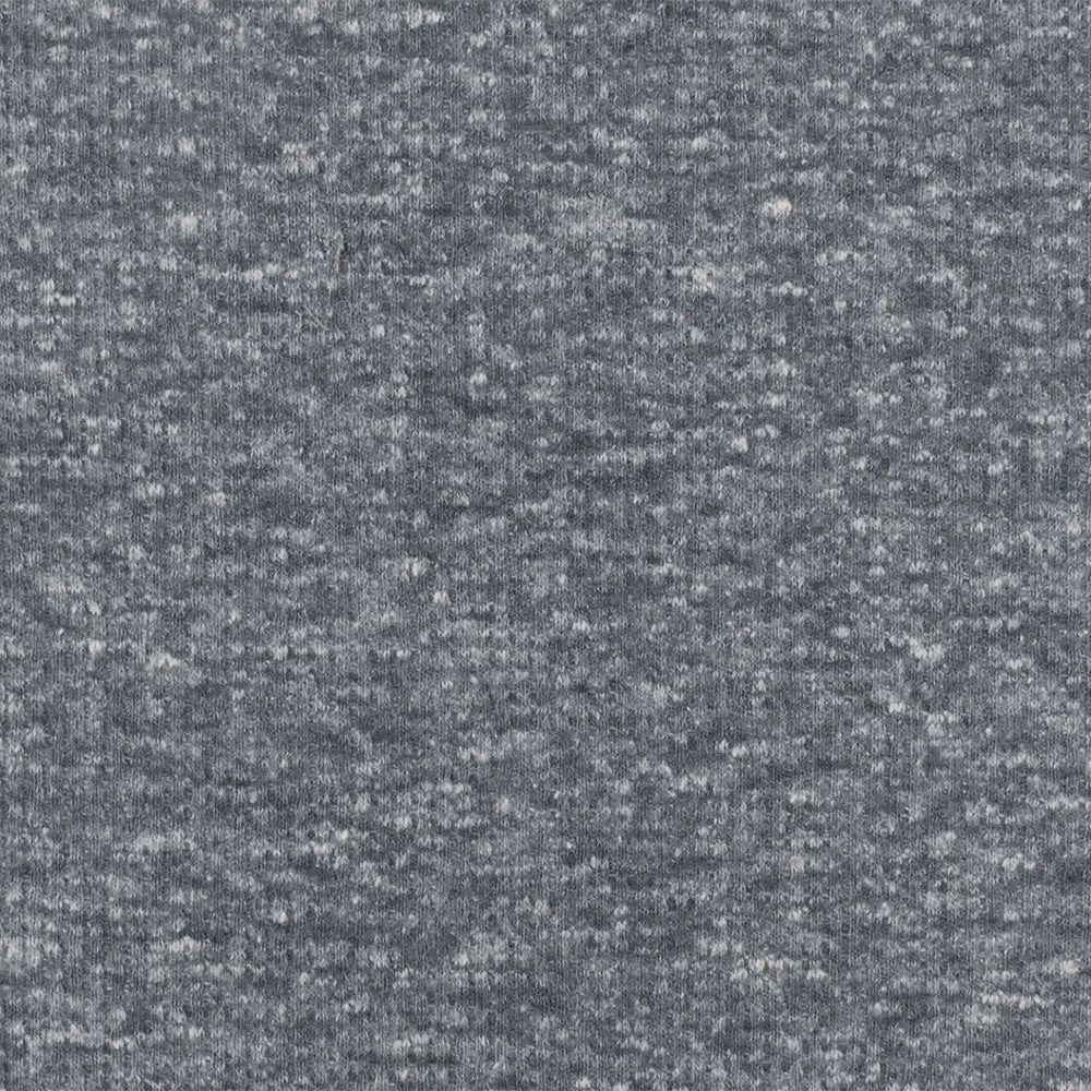 Dusty Blue-White Texture Cotton-Polyester Thermal Knit Fabric