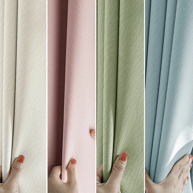 Eliza Chenille Jacquard Blackout Thermal Custom Curtains