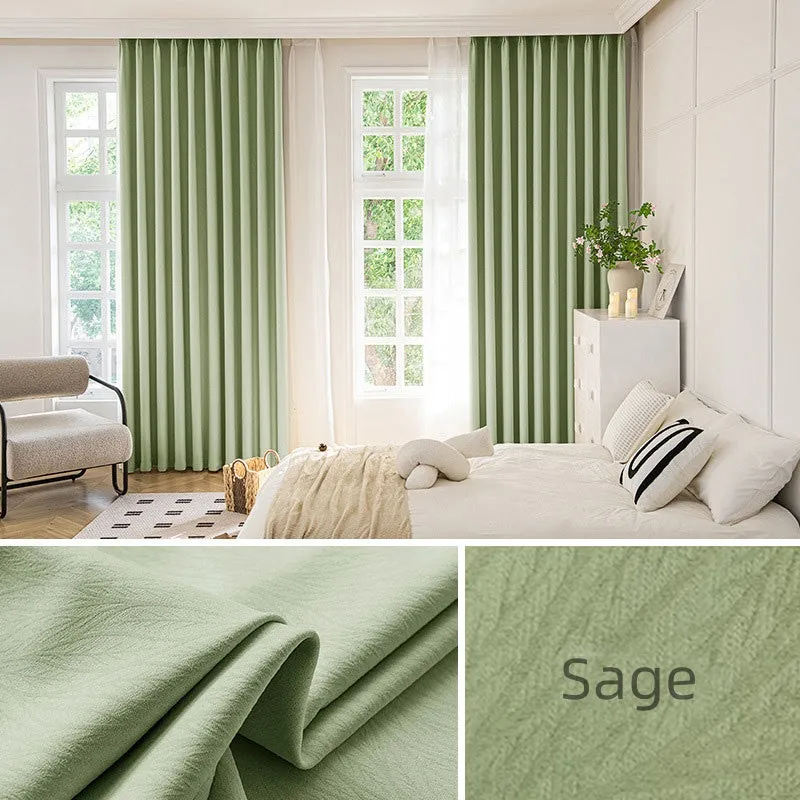 Eliza Chenille Jacquard Blackout Thermal Custom Curtains