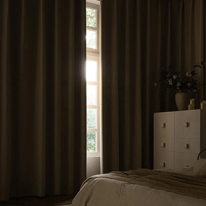 Eliza Chenille Jacquard Blackout Thermal Custom Curtains