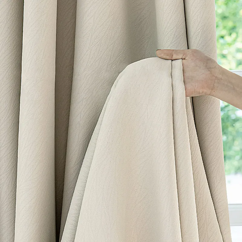 Eliza Chenille Jacquard Blackout Thermal Custom Curtains