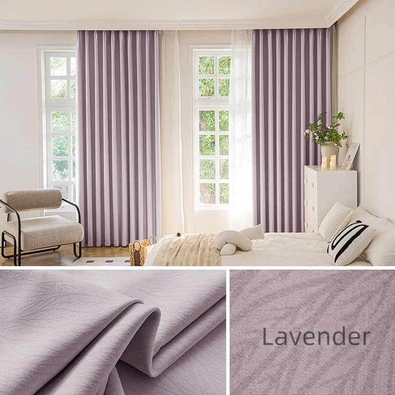 Eliza Chenille Jacquard Blackout Thermal Custom Curtains