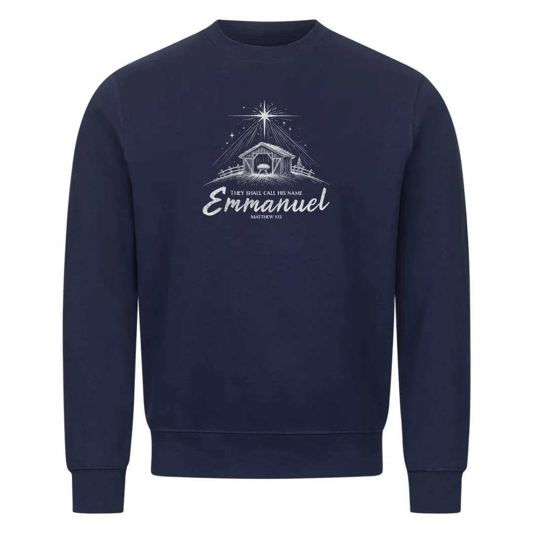 Emmanuel Matthew 1,23 Christmas Sweatshirt