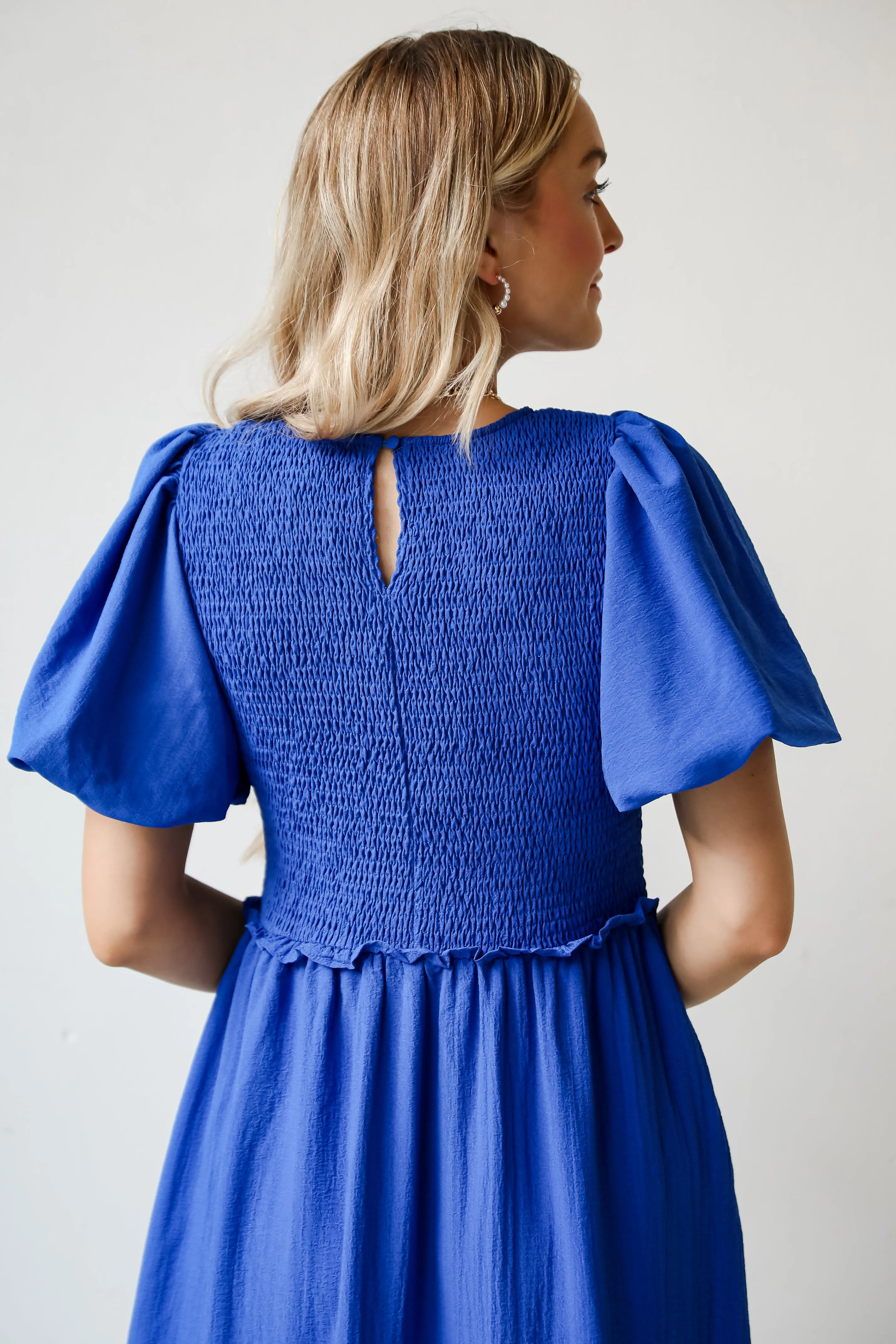 FINAL SALE - Exceptional Sight Blue Maxi Dress