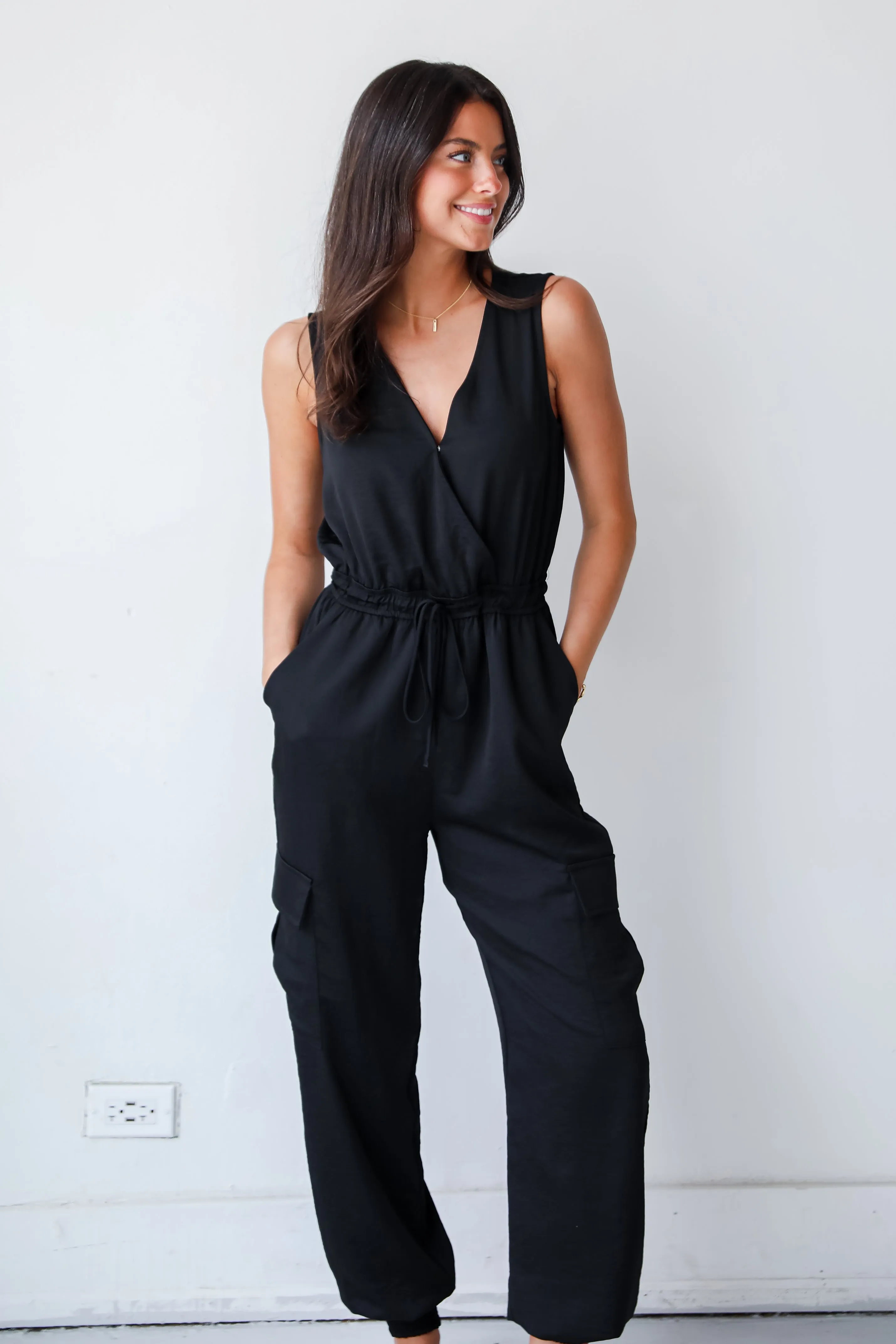 FINAL SALE - Flawless Comfort Black Jumpsuit