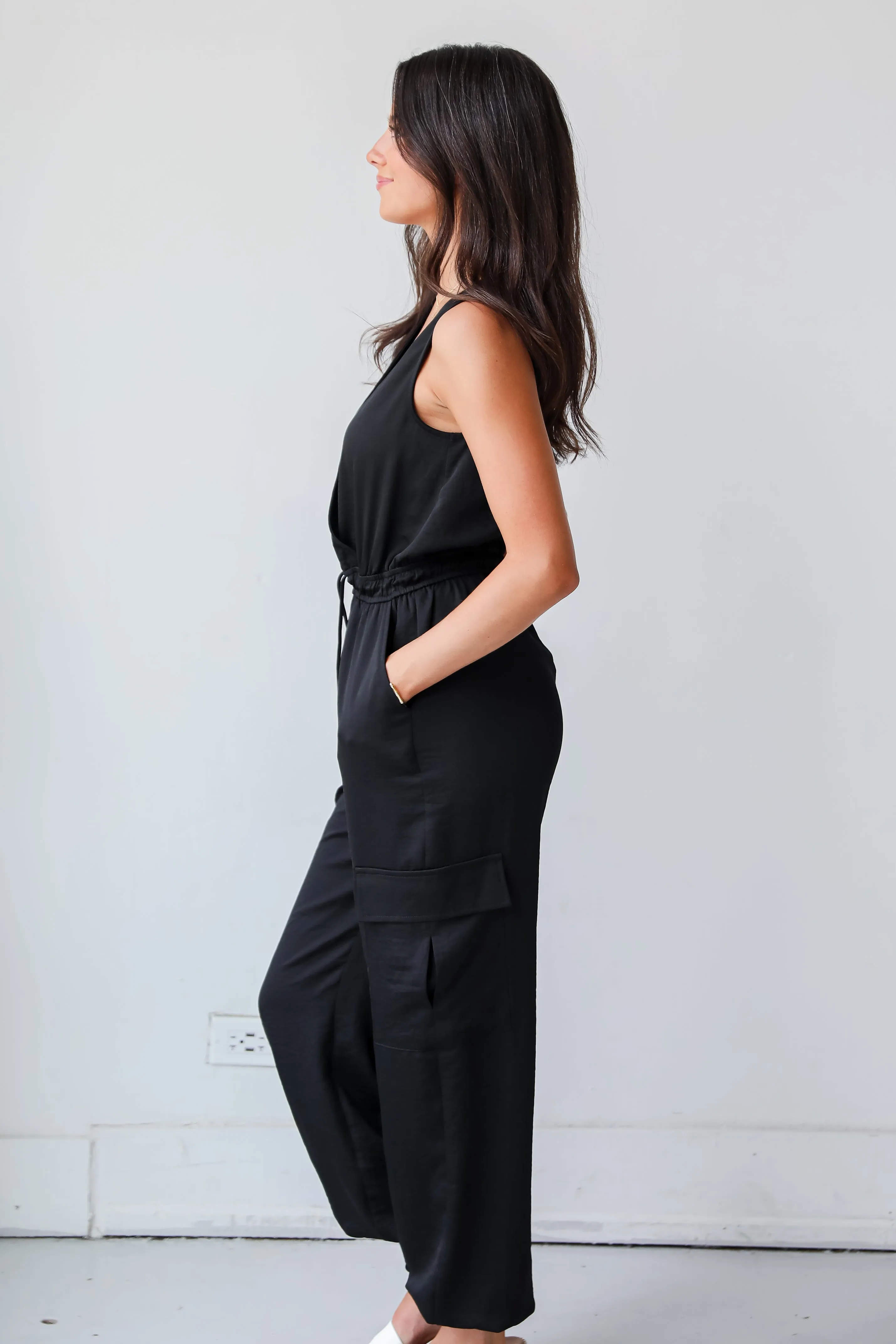 FINAL SALE - Flawless Comfort Black Jumpsuit