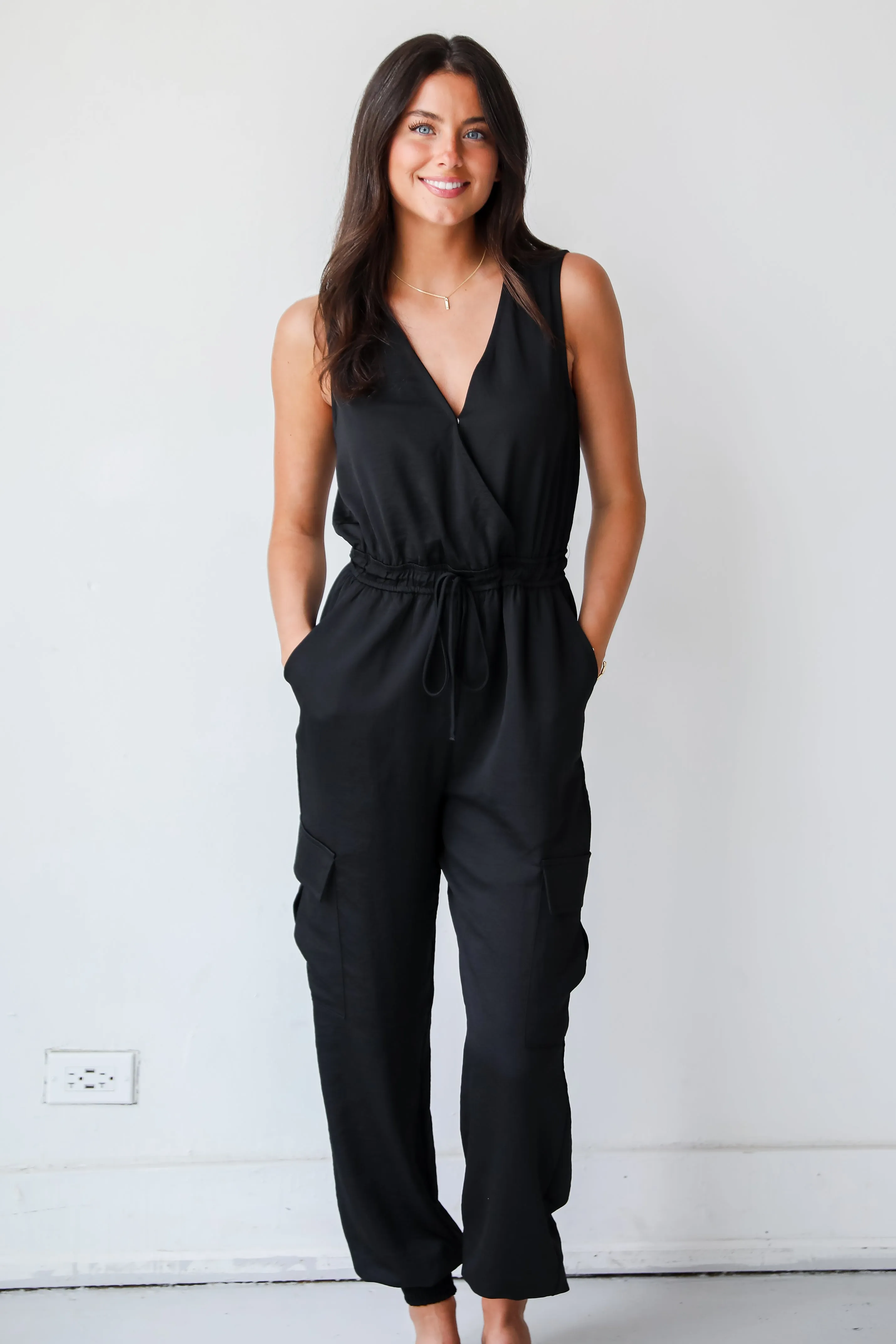 FINAL SALE - Flawless Comfort Black Jumpsuit
