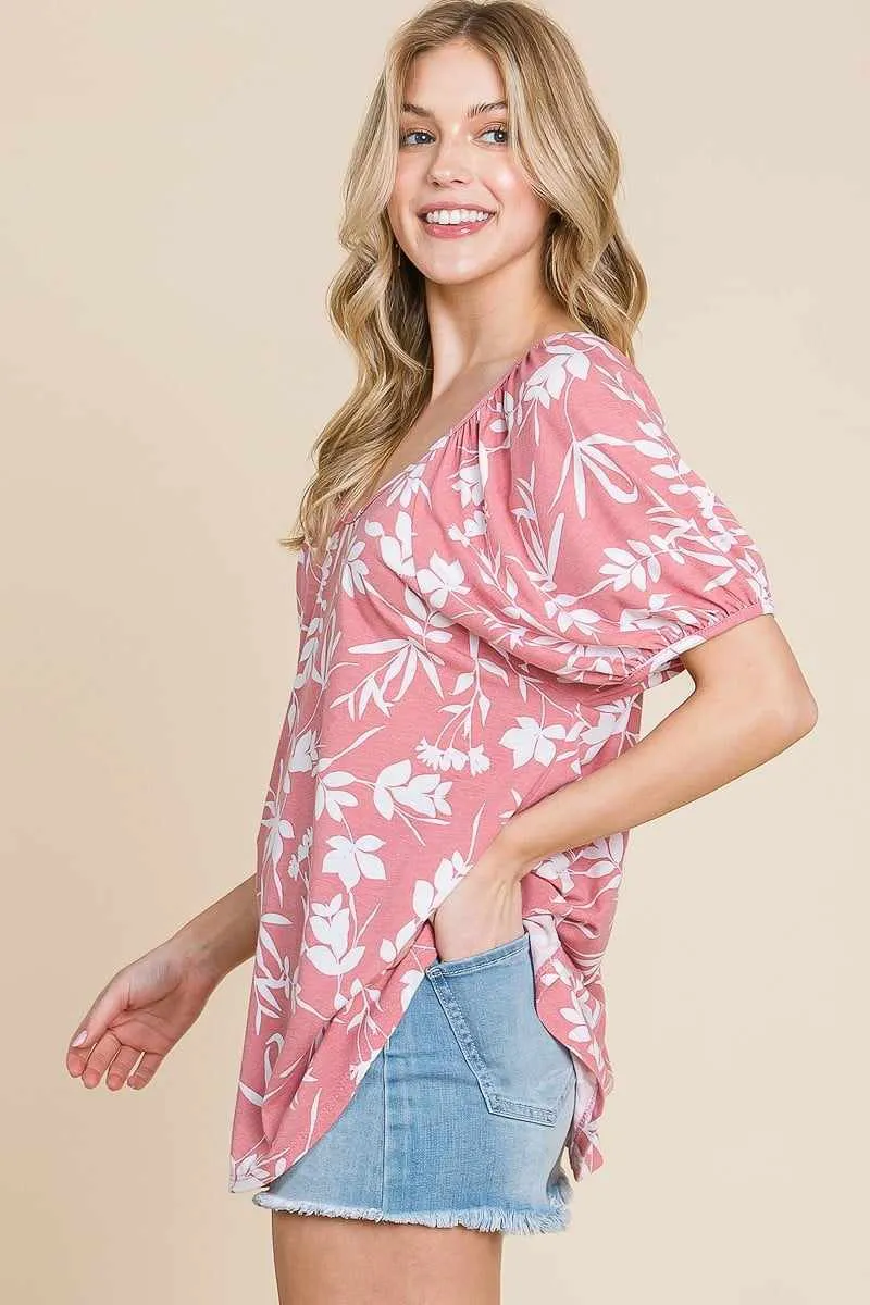 Floral Babydoll Top