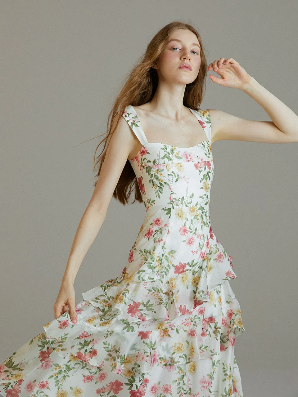Flowergarden long dress