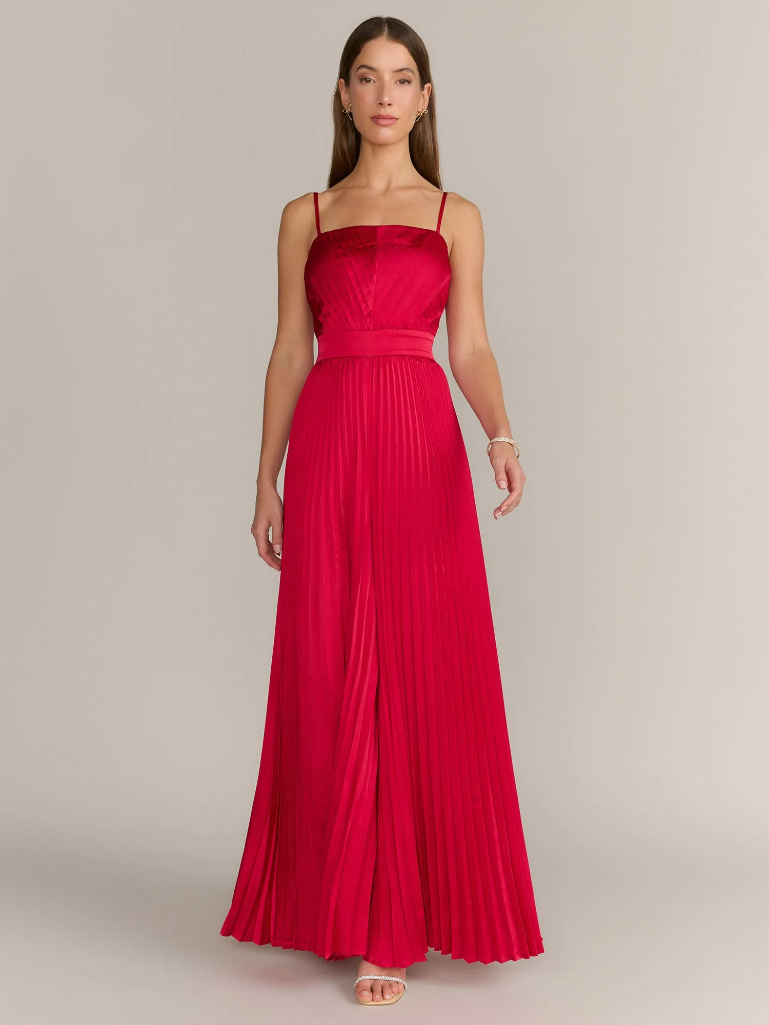 Flying Tomato Sleeveless Pleated Wide Leg Jumpsuit - Brands We Love