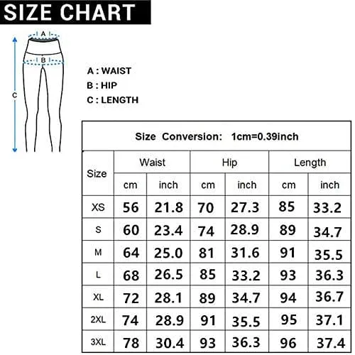FSIGOM Women's High WAIS Yoga Pants Workout Soft Tights Fitness Printed Tummy Control Leggings (Black, S)