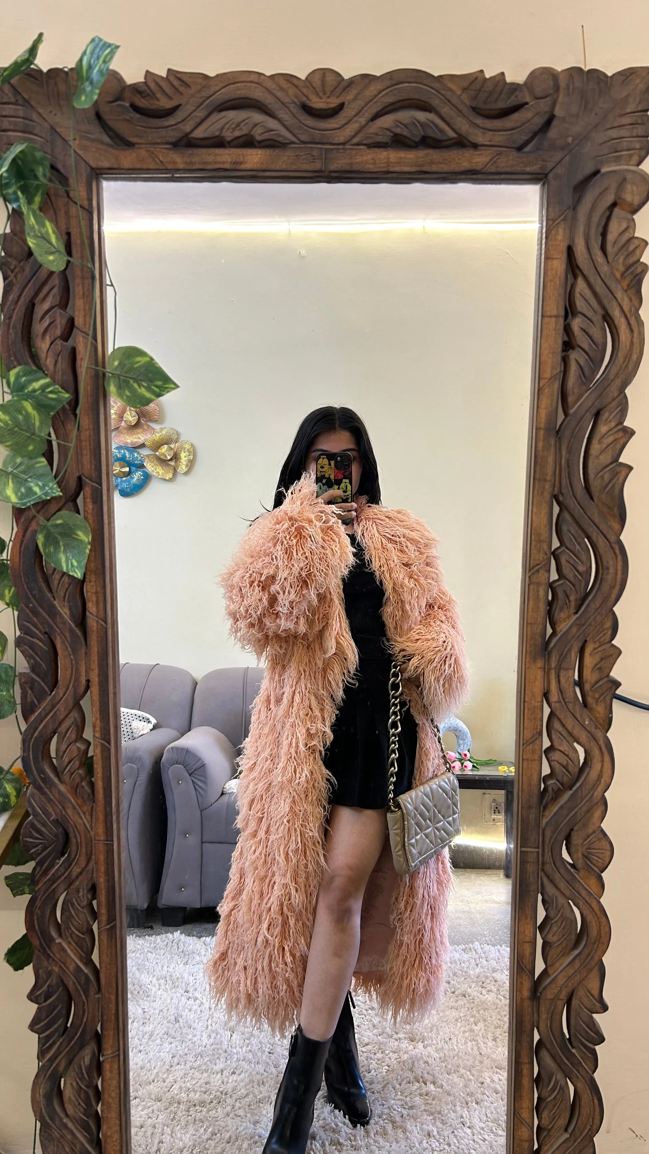 Fur coat S-M