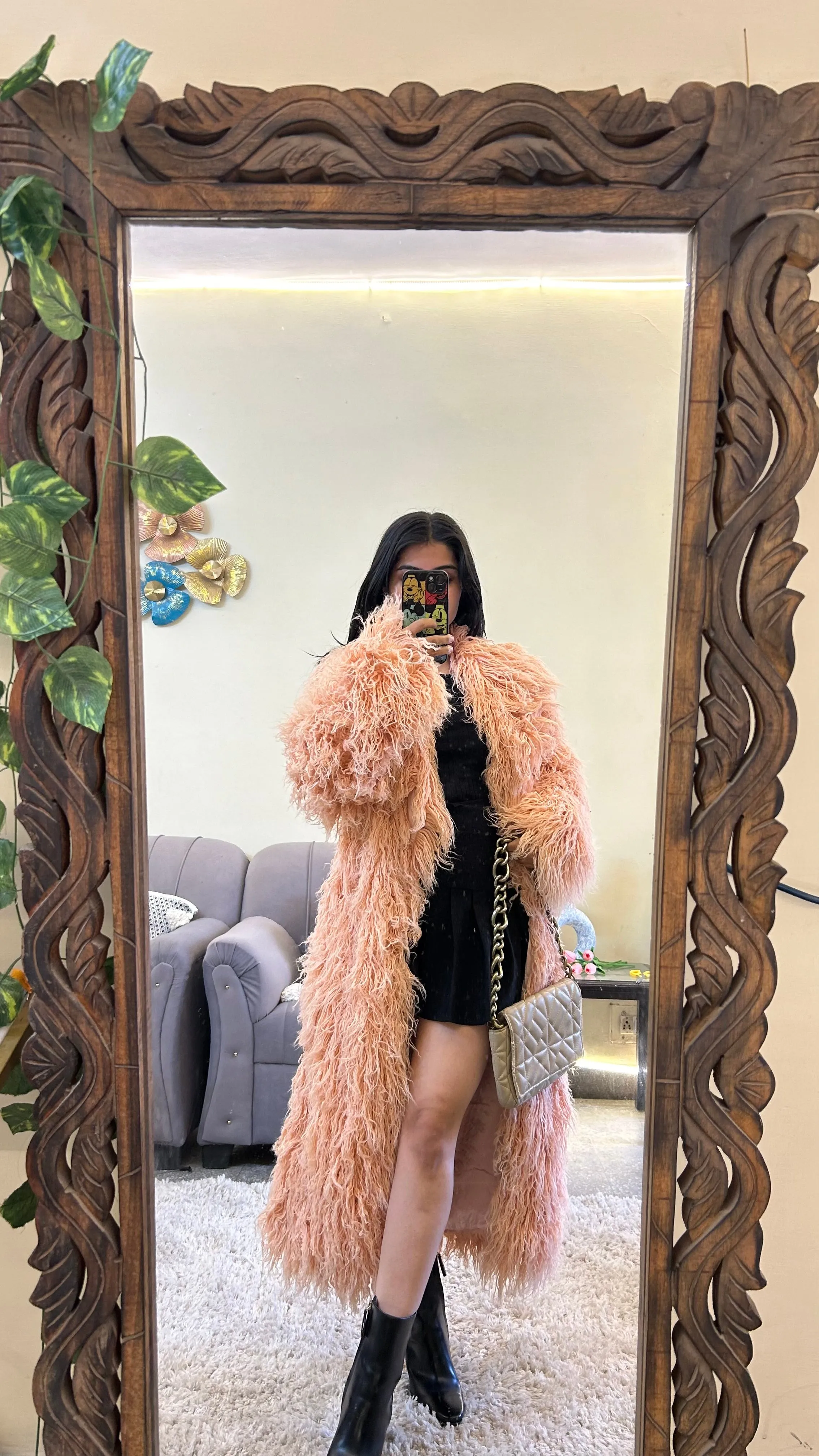 Fur coat S-M