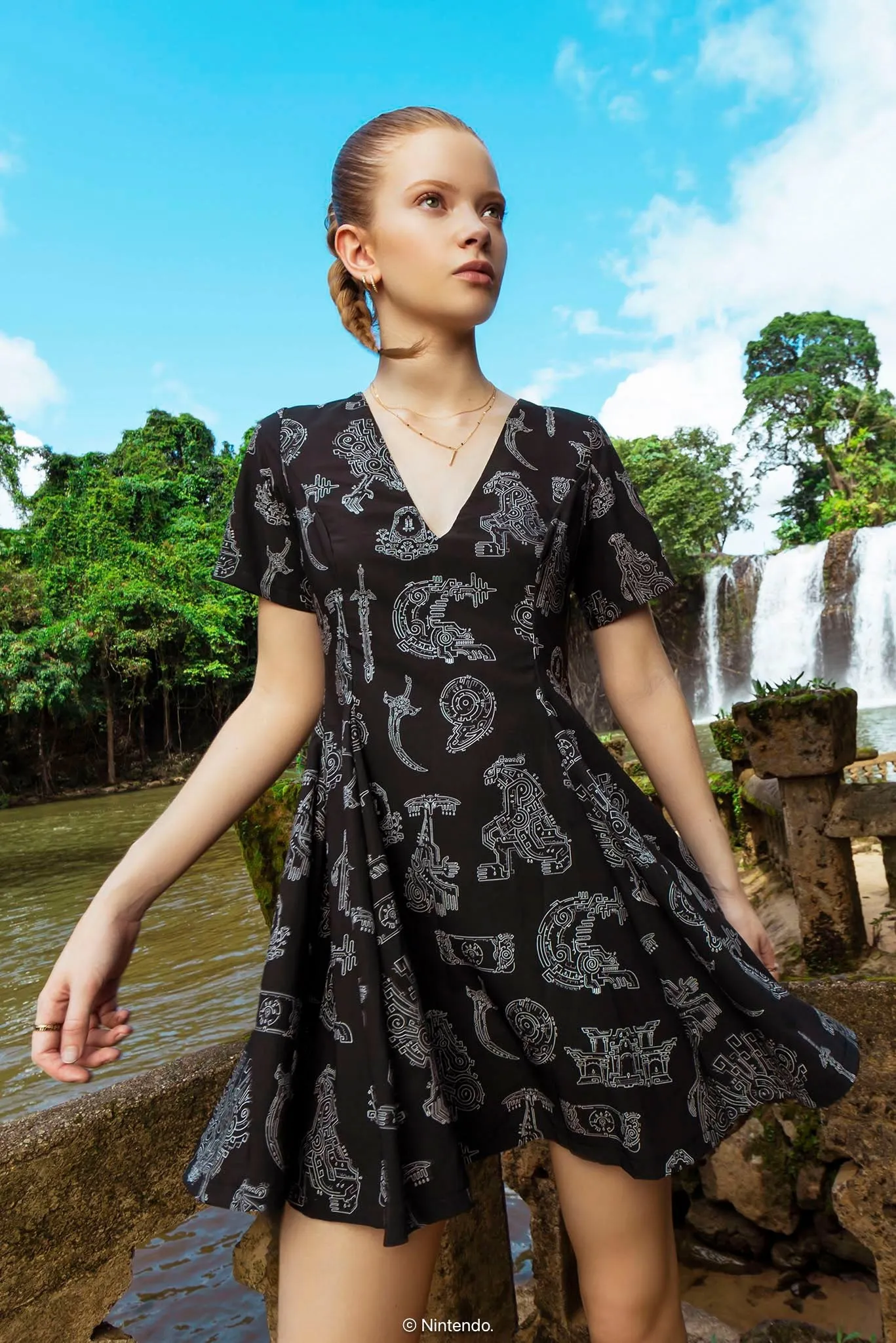 Geoglyphs Evil V Dress
