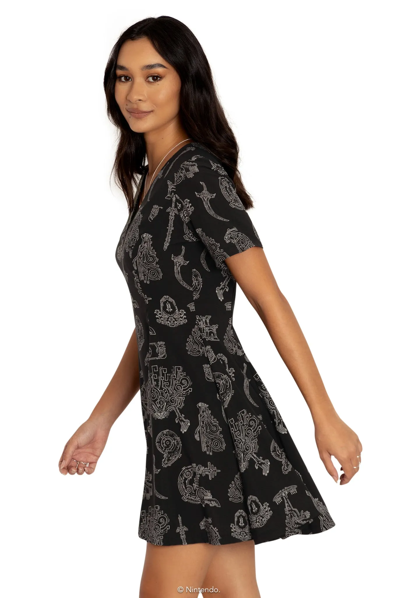 Geoglyphs Evil V Dress
