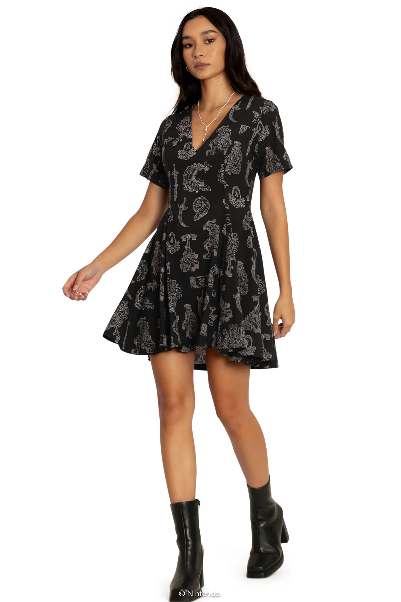 Geoglyphs Evil V Dress