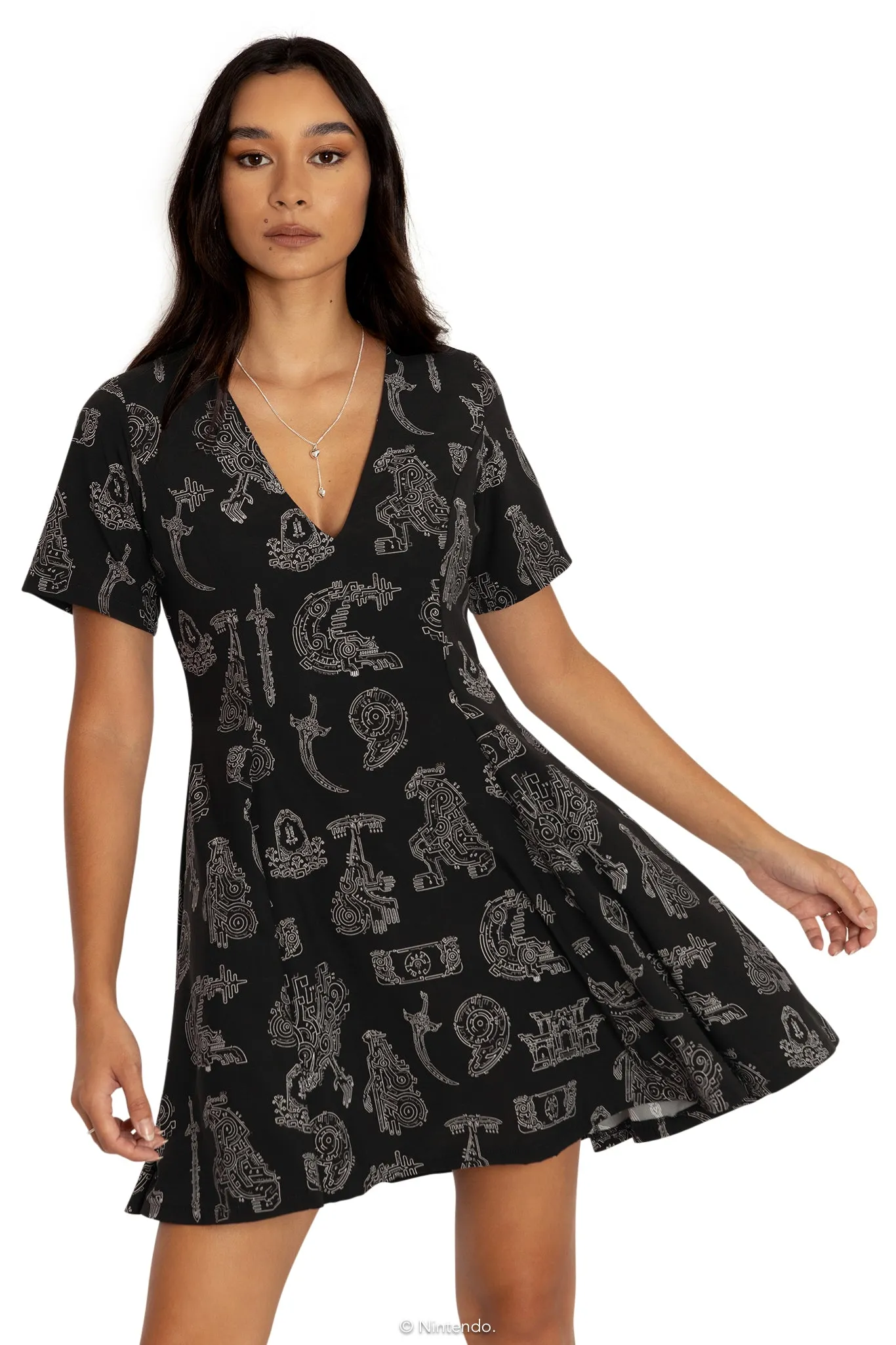 Geoglyphs Evil V Dress
