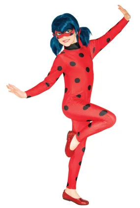 Girls Miraculous Ladybug Superhero Book Day Halloween Costume