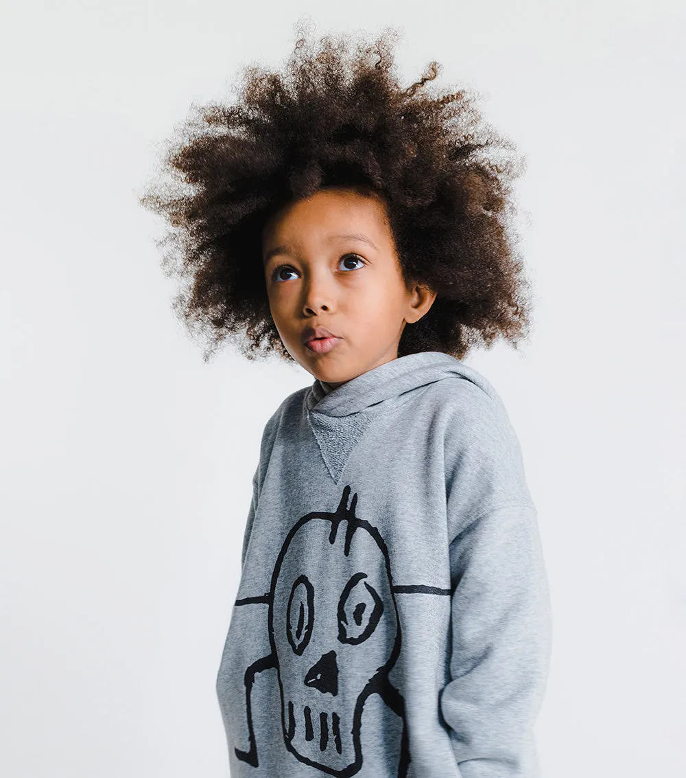 goofy skull hooded dress