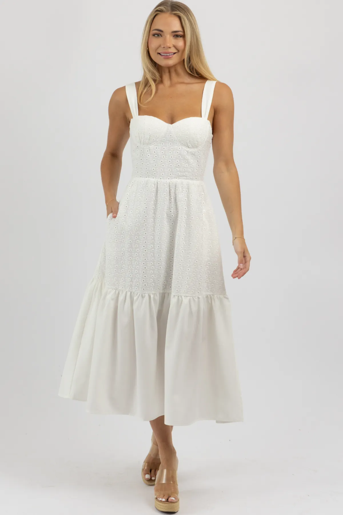 GRACE EMBROIDERED MAXI DRESS