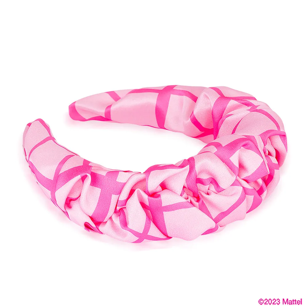 Hair Drama Co HDC x Barbie Satin Ruffle Hair Band - Shades of Pink