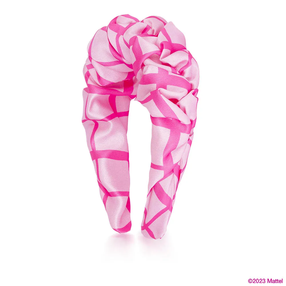 Hair Drama Co HDC x Barbie Satin Ruffle Hair Band - Shades of Pink