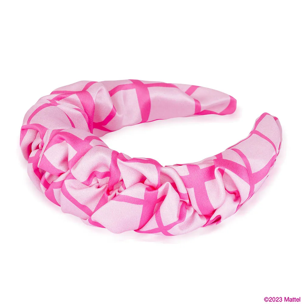 Hair Drama Co HDC x Barbie Satin Ruffle Hair Band - Shades of Pink