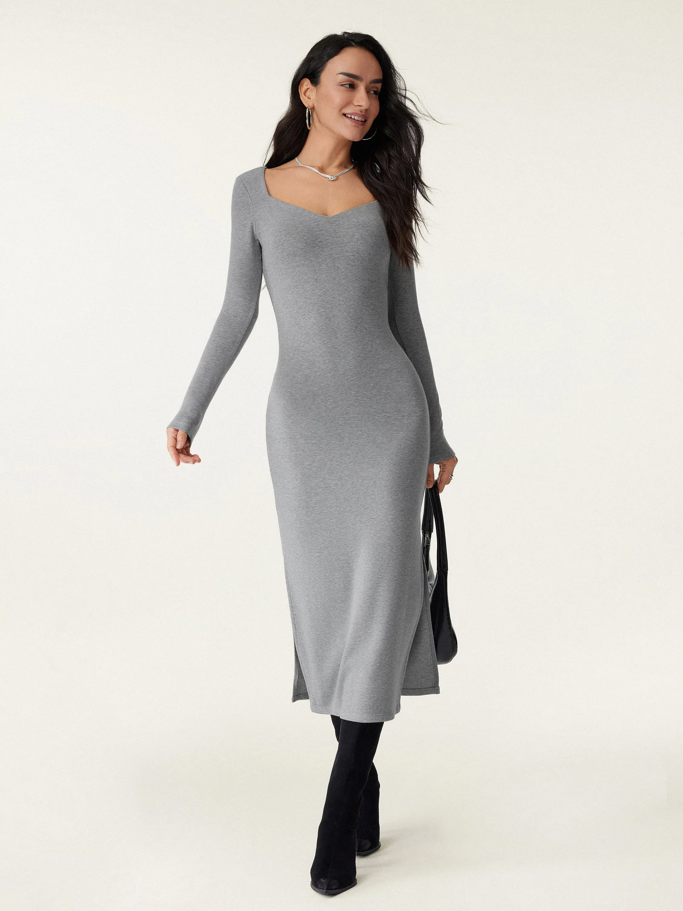 Heart-Shaped Neck Brami Dress