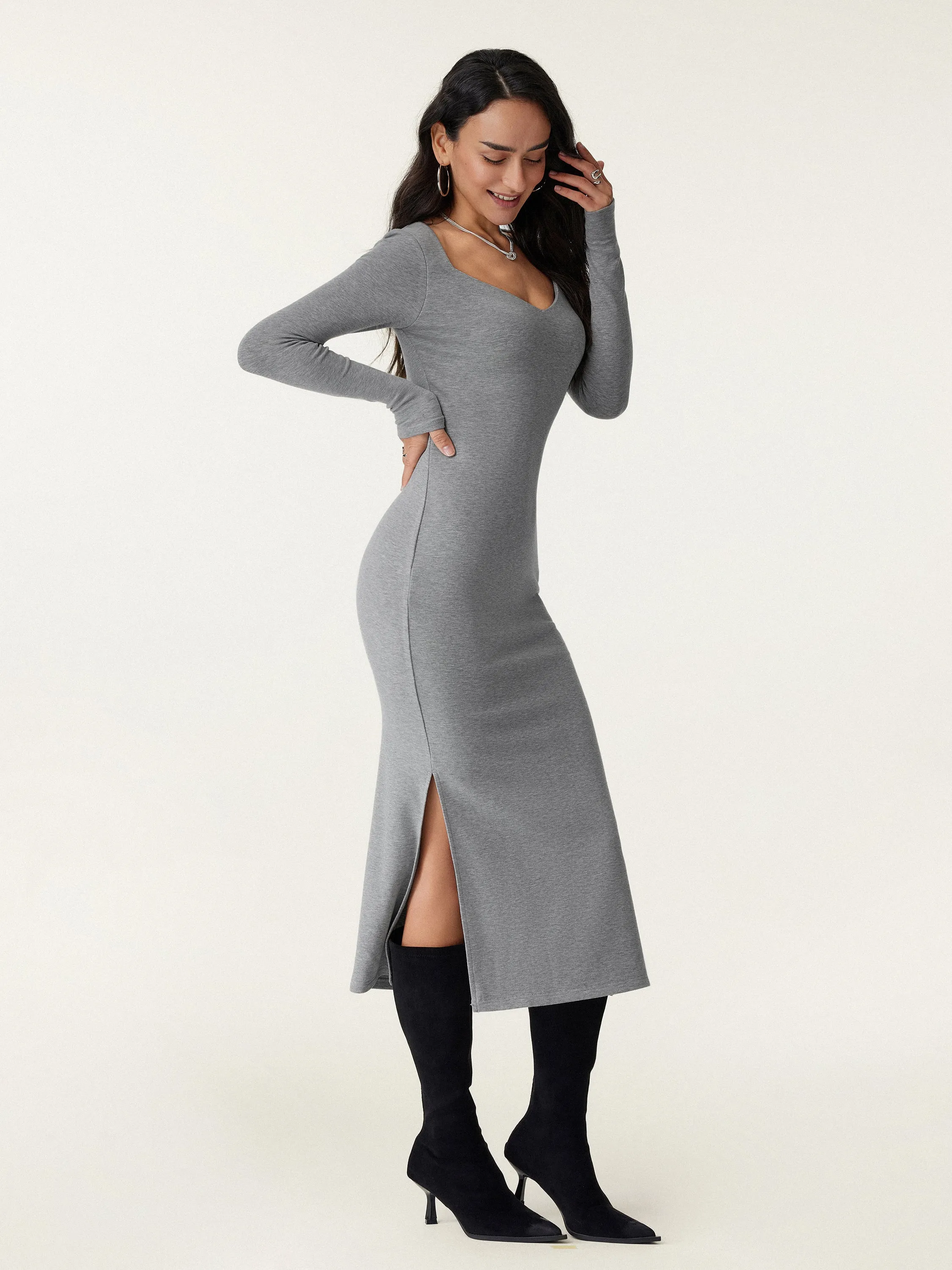 Heart-Shaped Neck Brami Dress