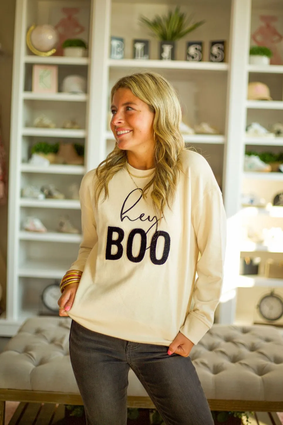 Hey Boo Sweatshirt