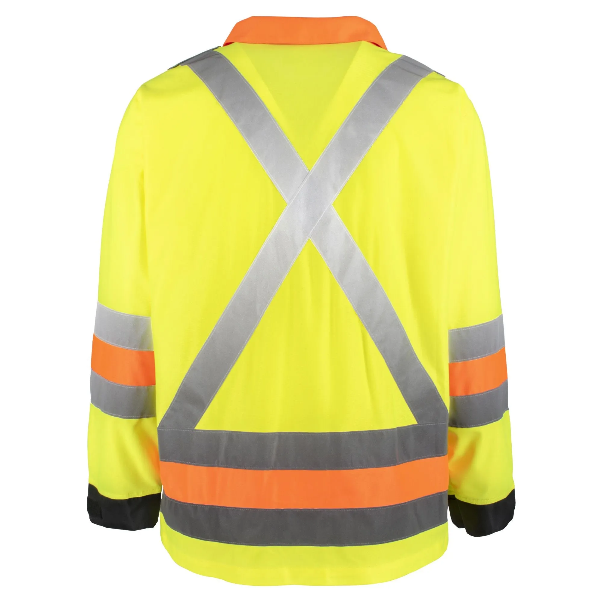 Hi-Vis Long Sleeve Traffic Jacket by Holmes Workwear - Style 116602