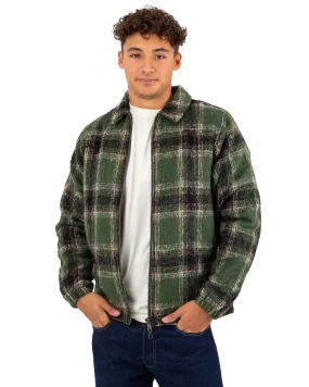Hideout Jacket in Green Check