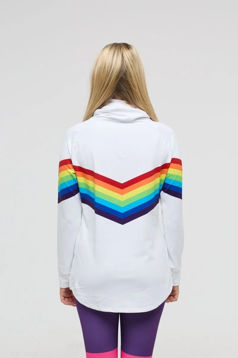 High Neck Baselayer Top Rainbow Road -  Women's