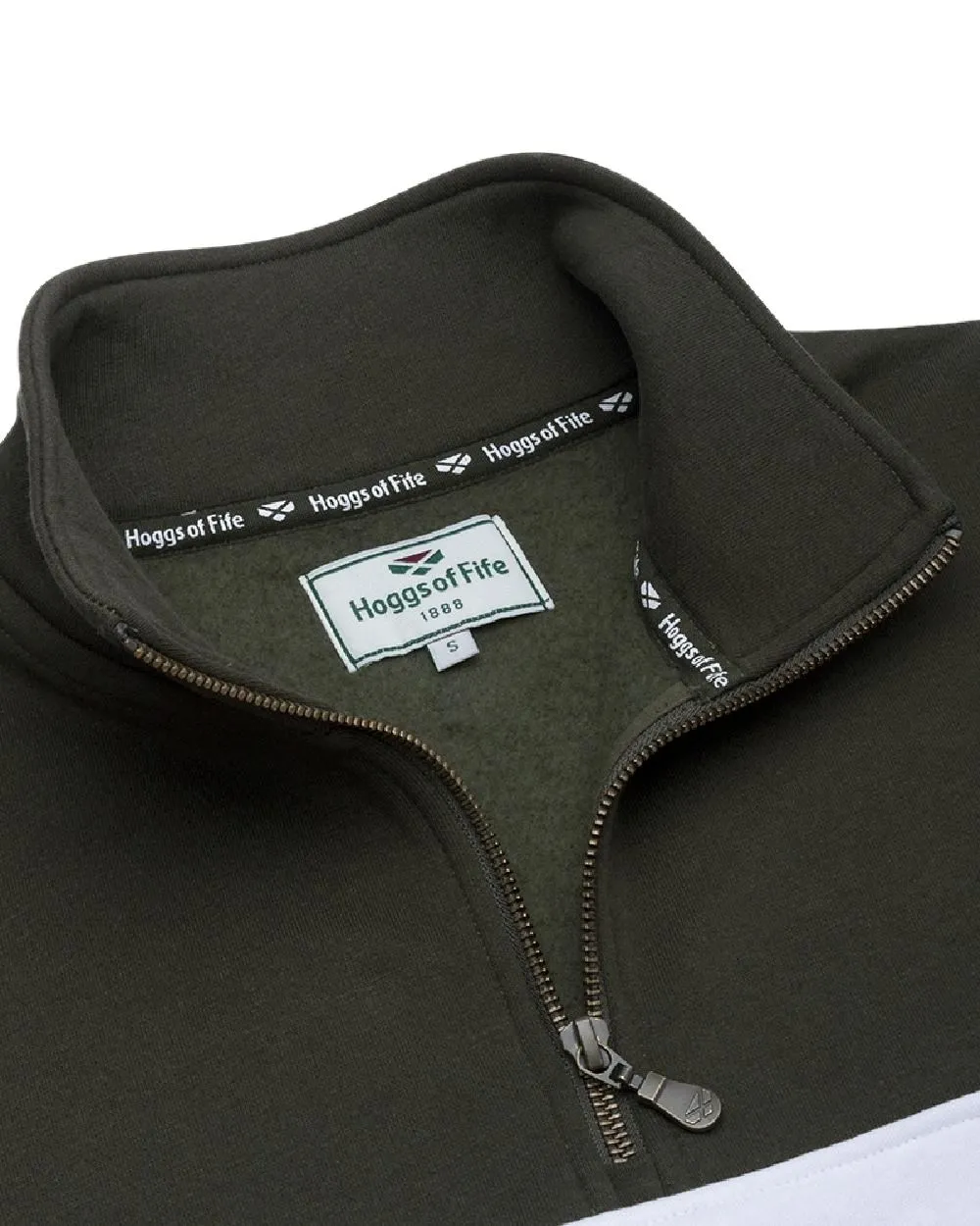 Hoggs of Fife Dumfries 1888 Mens Quarter Zip Sweatshirt