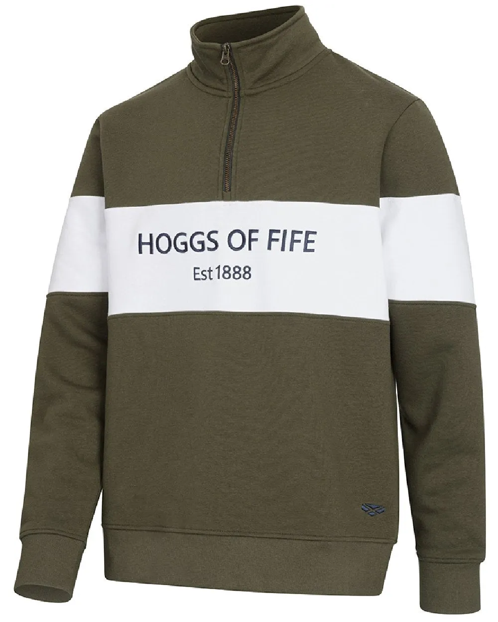 Hoggs of Fife Dumfries 1888 Mens Quarter Zip Sweatshirt