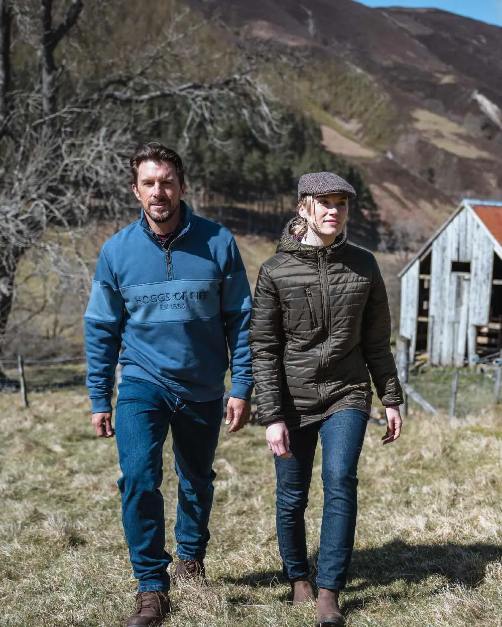 Hoggs of Fife Dumfries 1888 Mens Quarter Zip Sweatshirt
