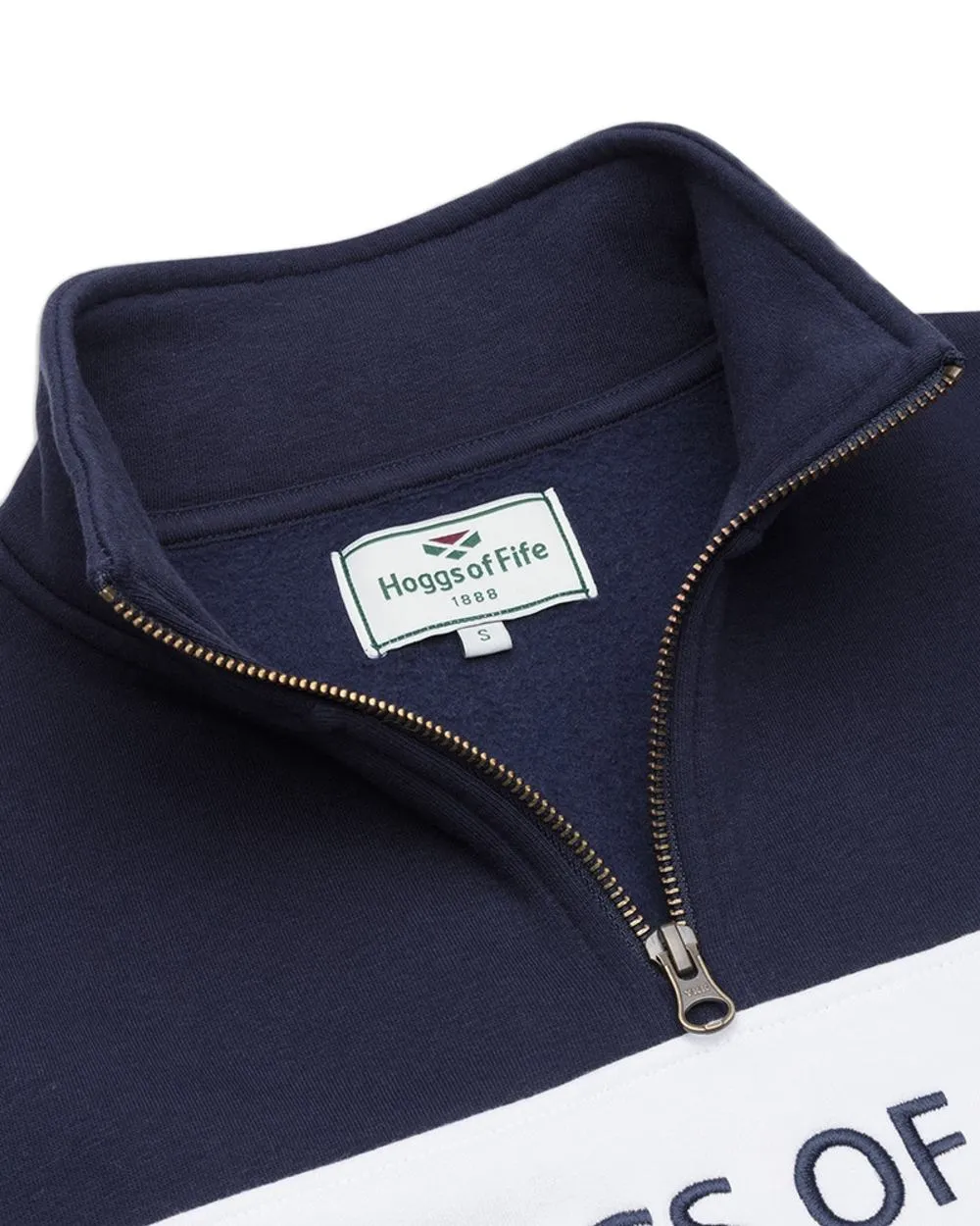 Hoggs of Fife Dumfries 1888 Mens Quarter Zip Sweatshirt