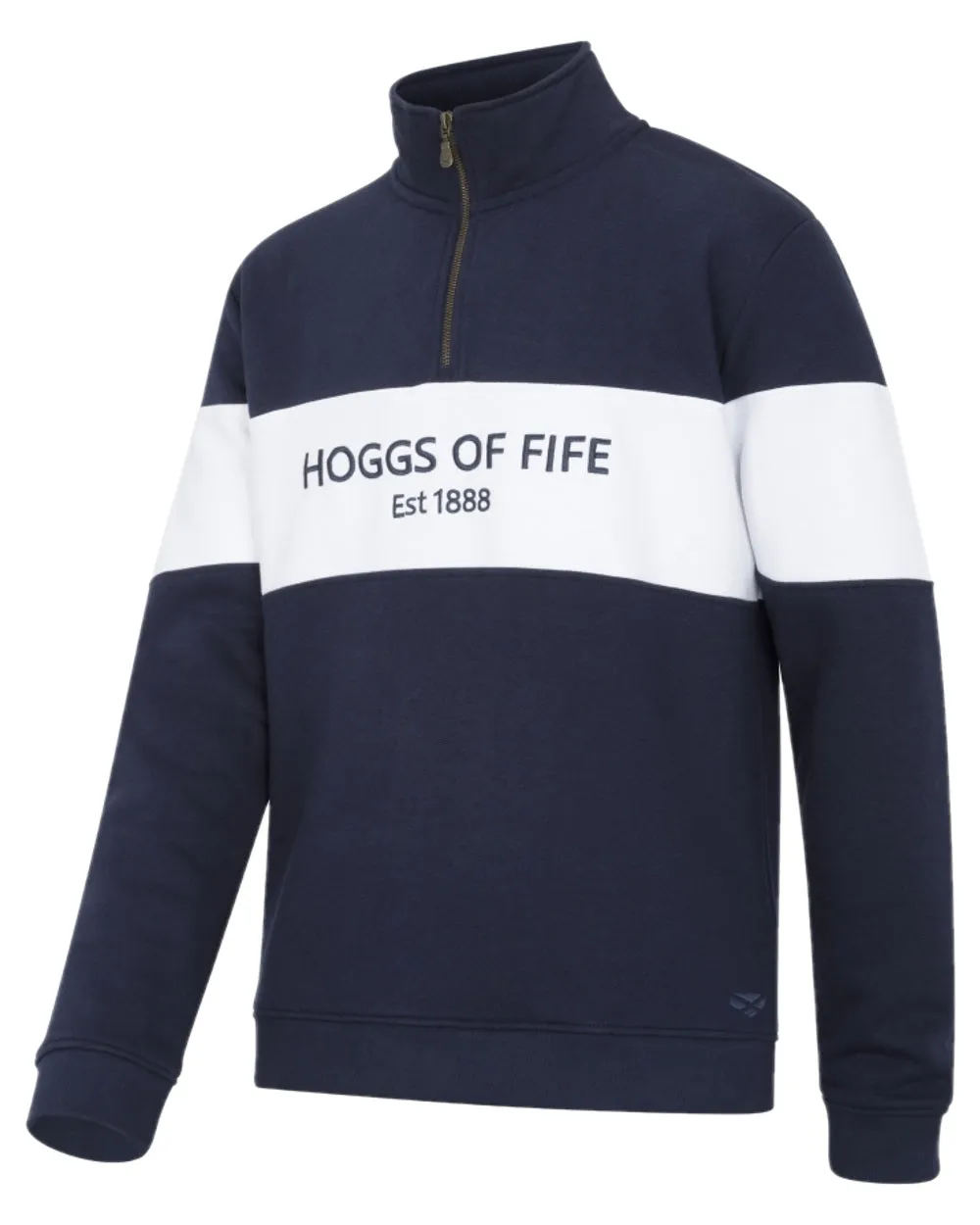 Hoggs of Fife Dumfries 1888 Mens Quarter Zip Sweatshirt