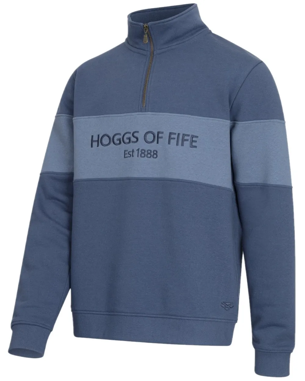 Hoggs of Fife Dumfries 1888 Mens Quarter Zip Sweatshirt