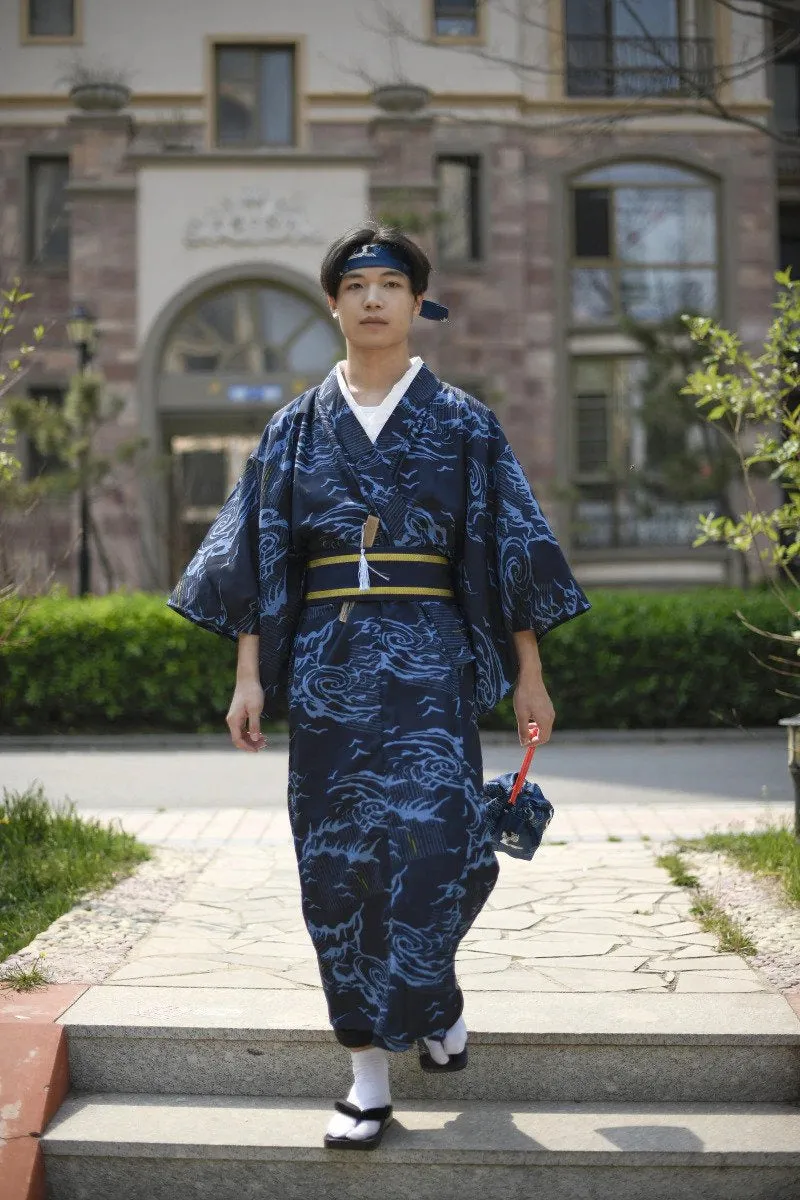 Japanese Kimono Kumo Clouds