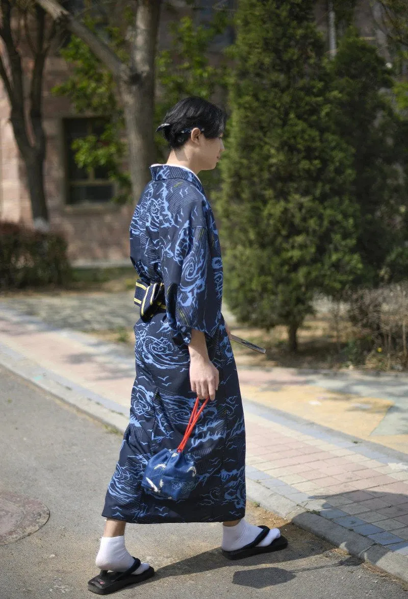 Japanese Kimono Kumo Clouds