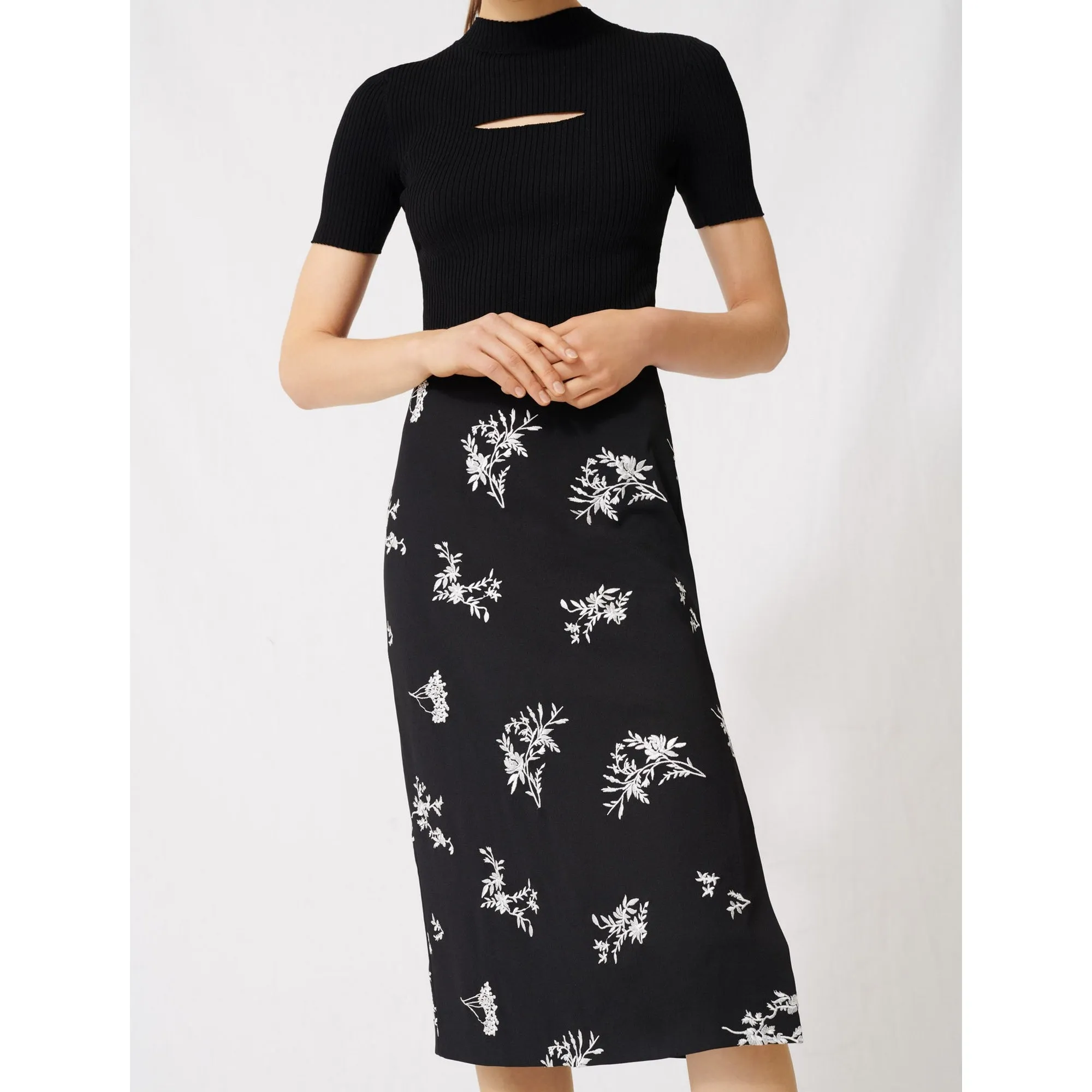 Japeni Skirt - Black / White