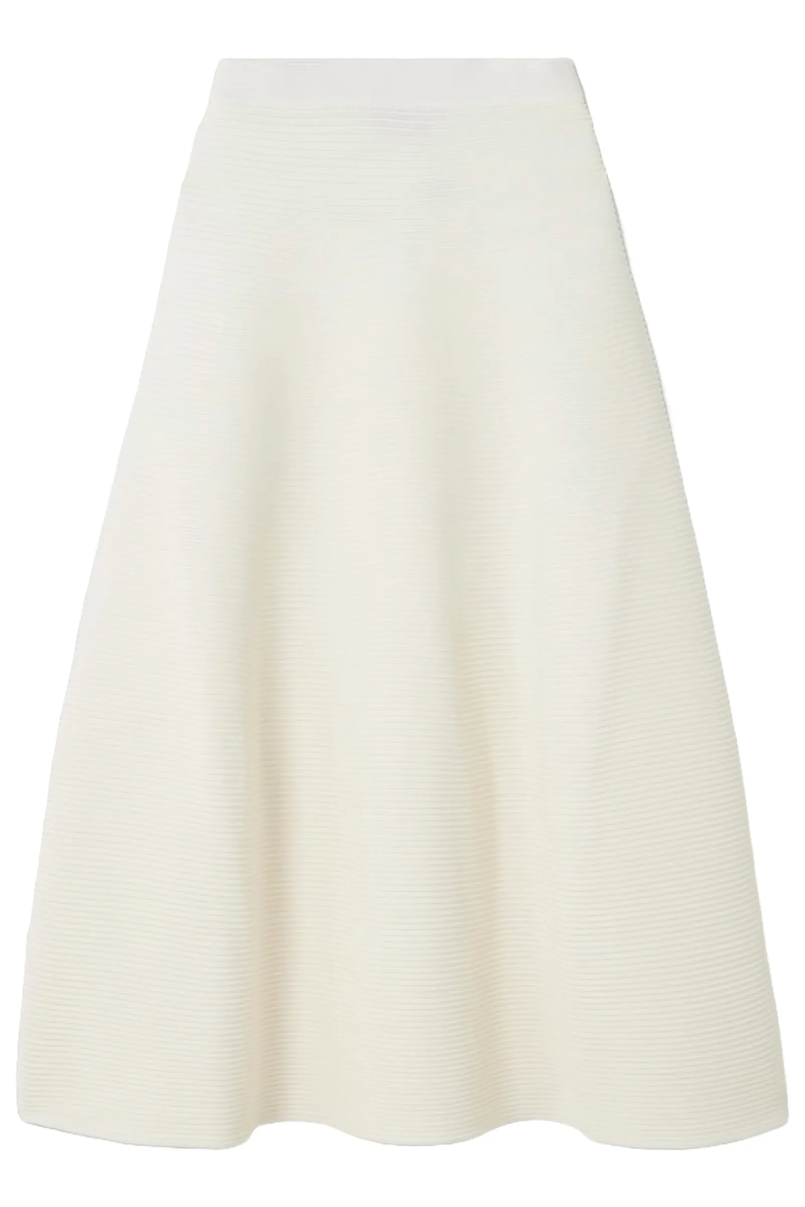Jennifer Ribbed-knit Midi Skirt