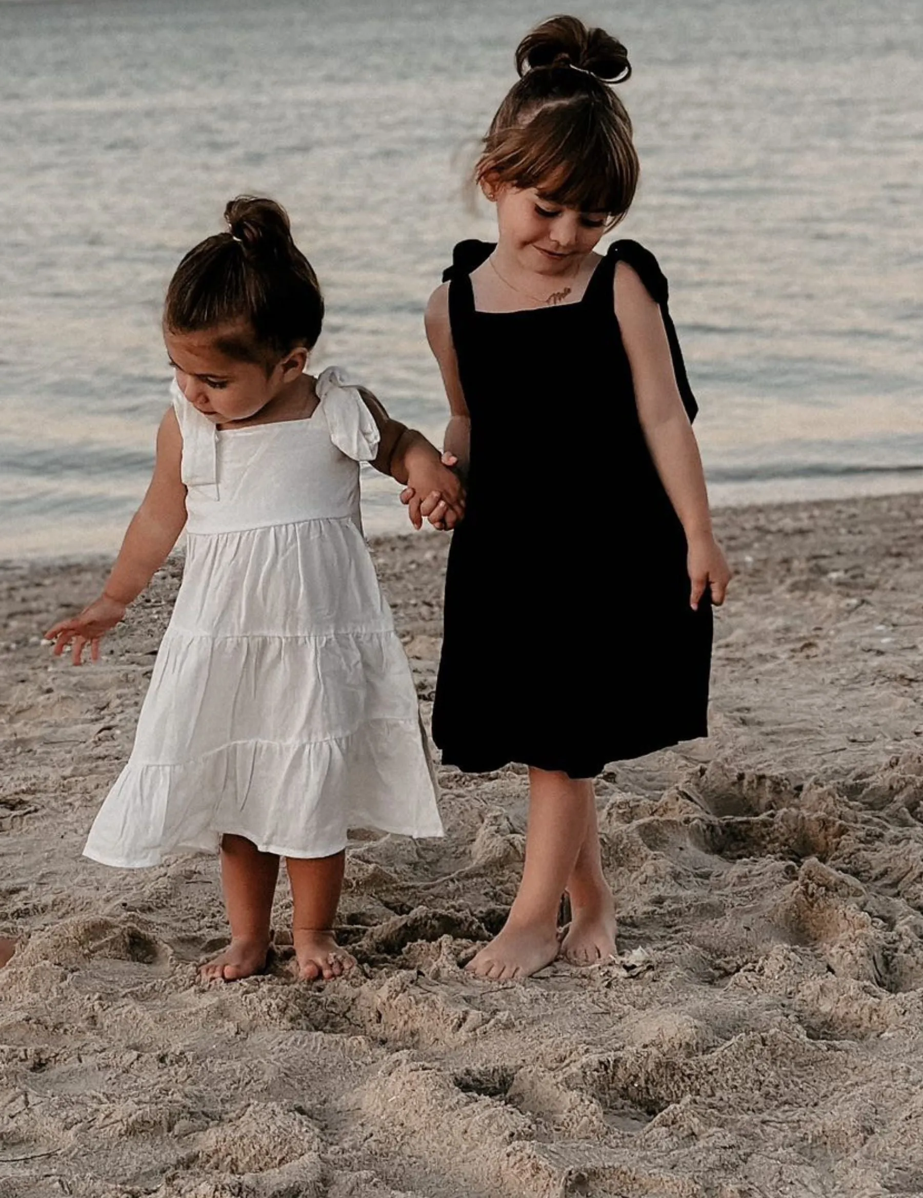 Karolina Tiered Dress - Black Noir