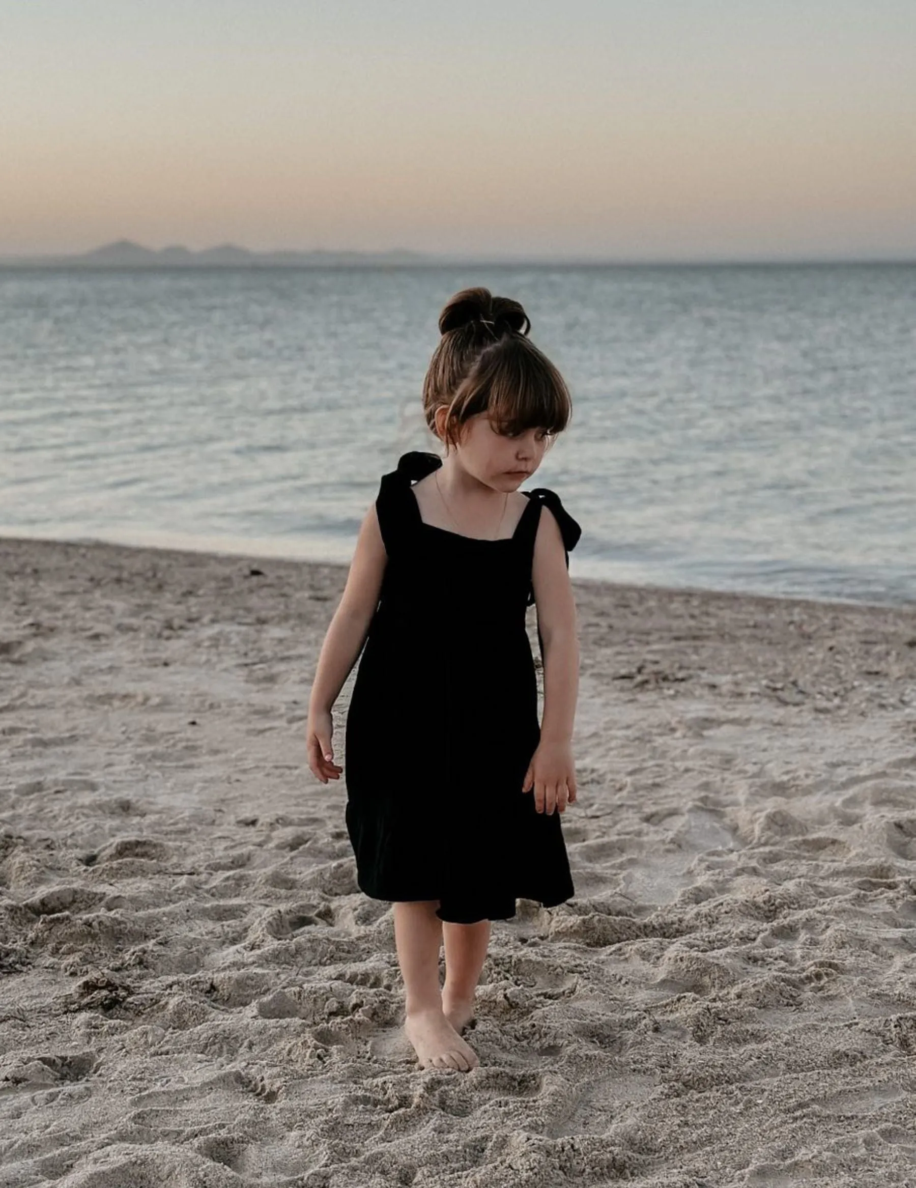 Karolina Tiered Dress - Black Noir