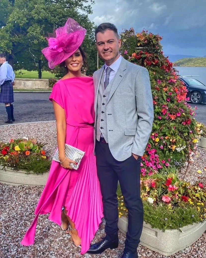 Kevan Jon mila dress fuchsia