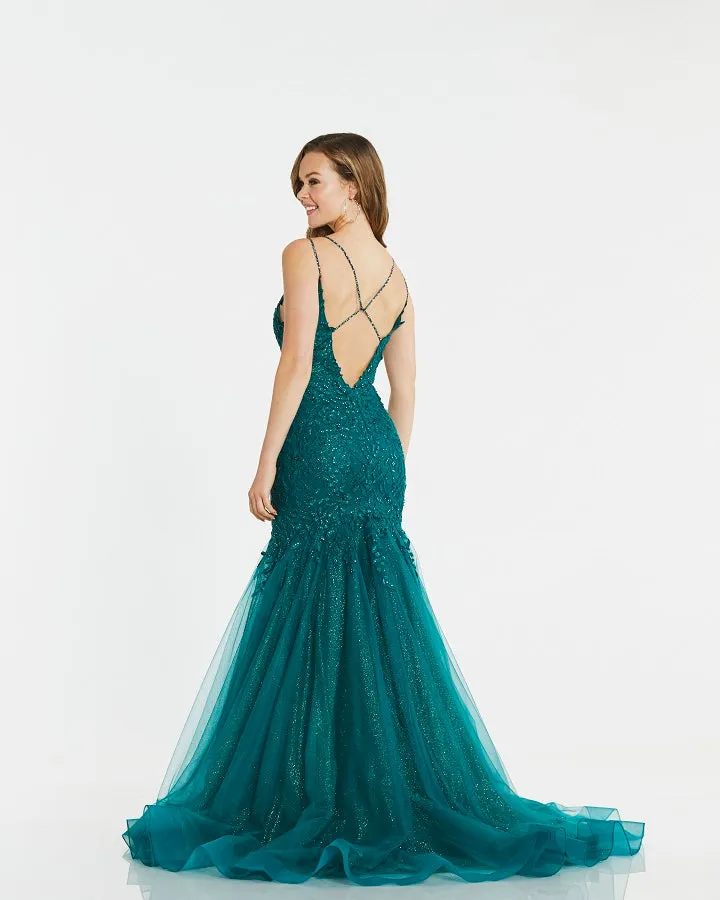 Kitiana by Tiffanys fishtail prom dress