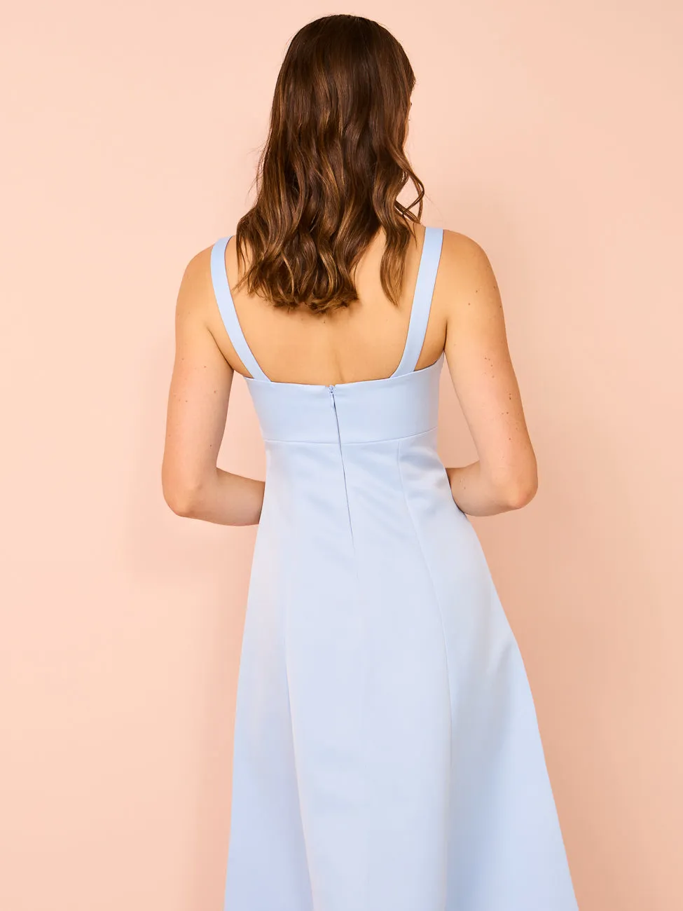 Leo Lin Odette Midi Dress in Sky Blue