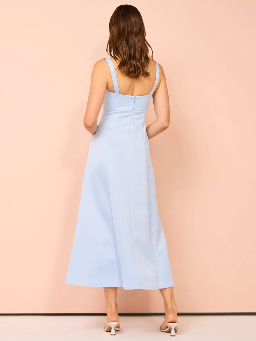 Leo Lin Odette Midi Dress in Sky Blue