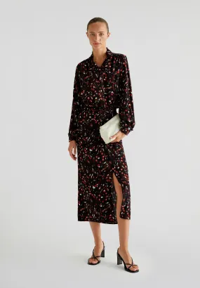 LEONOIR MIDI SKIRT